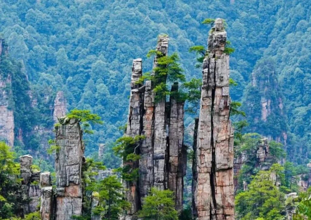 Tianzi Mountain cable car
