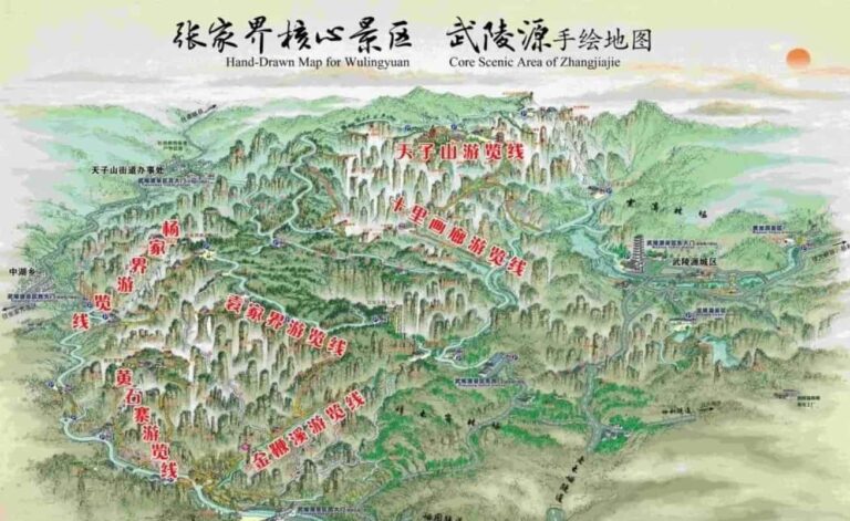 How do I get to Tianzi Mountain?