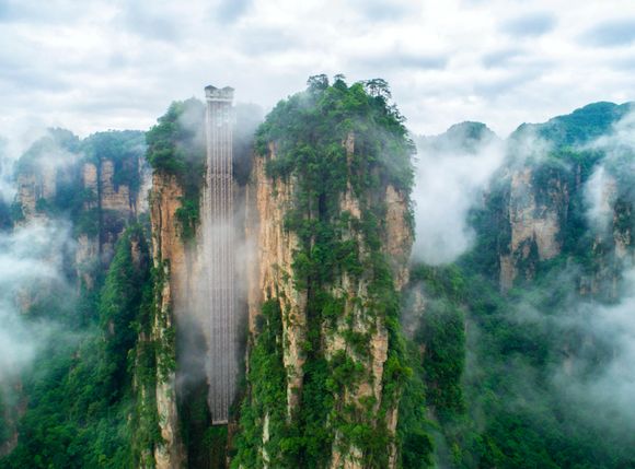 Bailong Elevator tickets price,Tallest outdoor elevator in the world