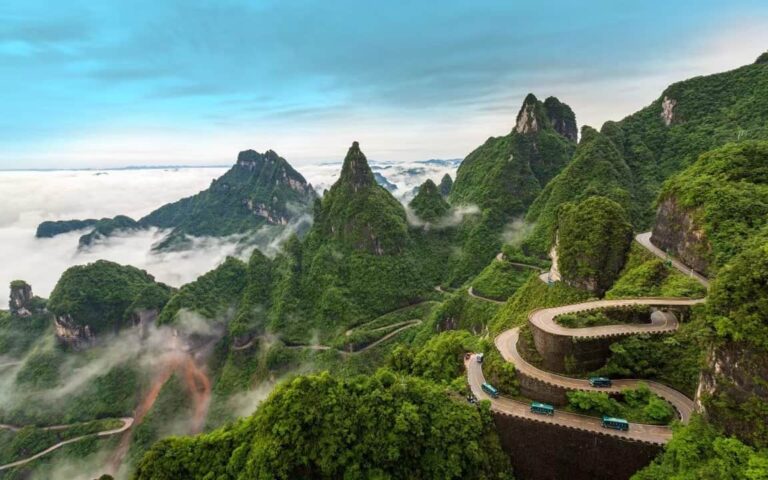 Tianmen Mountain Ropeway,The World's Longest Alpine Passenger Ropeway